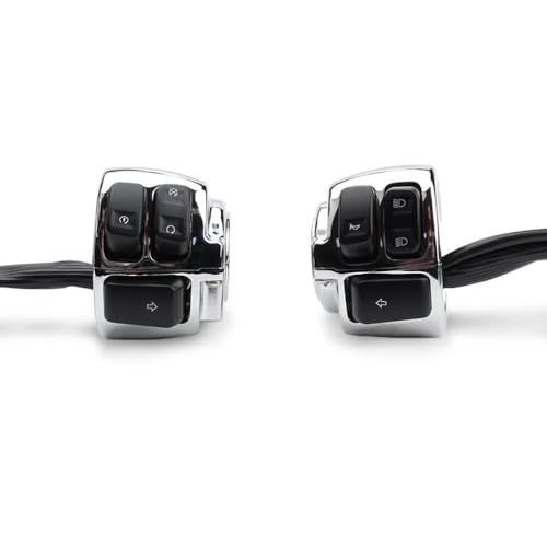 Motorrad -Lenker -Leuchtschalter Horn -Taste Startsteuerersatz -Teile kompatibel mit verschiedenen Autocycle -Modellen(Galvanisieren) von QdLmvpSDo