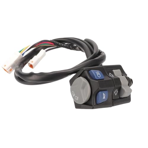 Motorradhorn -Lichtschalter kompatibel mit Gas EC250 300 EC250F 350F 21 23 TE 125 14 16 TE 150 17 19 TE 250 EXC -Modelle(A-Five in einem Schalter) von QdLmvpSDo