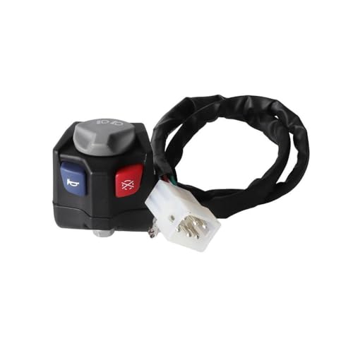 Motorradhorn -Lichtschalter kompatibel mit Gas EC250 300 EC250F 350F 21 23 TE 125 14 16 TE 150 17 19 TE 250 EXC -Modelle(D-Links 1) von QdLmvpSDo
