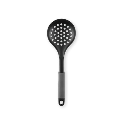 QDESIGN Schaumlöffel, Nylon, Sieblöffel, hitzebeständig, weicher Griff, rutschfest, spülmaschinenfest – Schwarz/Grau QDESIGN Schaumlöffel, Nylon, Sieblöffel, hitzebeständig, weicher Griff, rutschfest, spülmaschinenfest – Schwarz/Grau von Qdesign