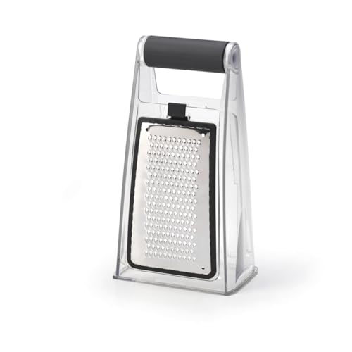 Qdesign - Multifunktionales Gemüseschneider-Set mit Behälter - zum Schneiden von Stücken, Pürees, & Streifen - Widerstandsfähige Materialien - Schwarz/Silber Qdesign - Multifunktionales Gemüseschneider-Set mit Behälter - zum Schneiden von Stücken, Pürees, & Streifen - Widerstandsfähige Materialien - Schwarz/Silber von Qdesign