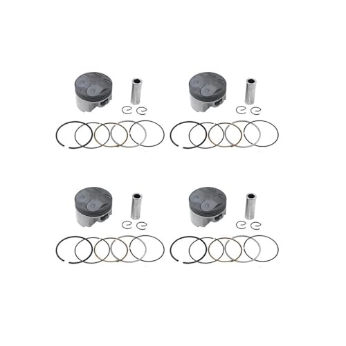 Qdkpgls 1 4 Sätze Motorrad 56mm 57mm Kolbenringe Kit for FZR400 FZR400RR SP 3TJ RR FZ400 4YR(4Sets 56.75mm) von Qdkpgls