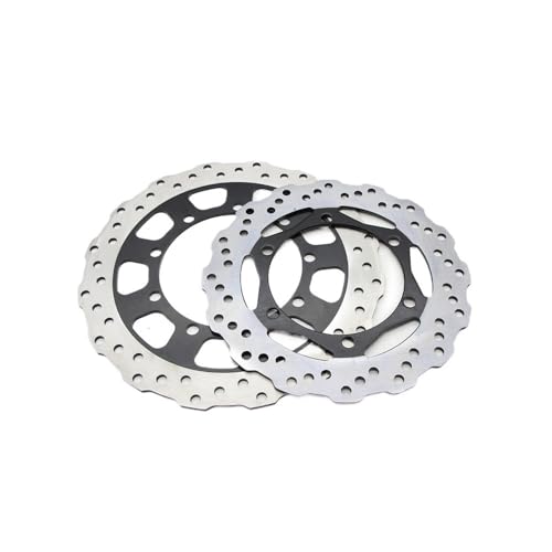 Qdkpgls 280mm 242mm Motorrad Bremsscheibe Vorne Hinten Disc Bremse Set FIT for KL650 KLR650 2008 2009 2010 2011 2012-2018 von Qdkpgls