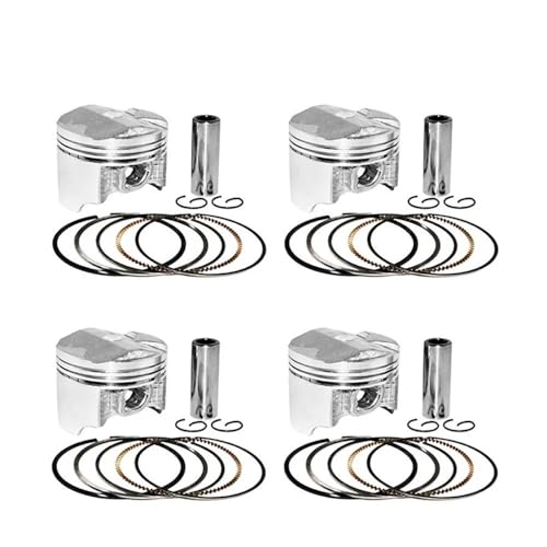 Qdkpgls 4Pcs Motorrad Zylinder Bohrung Größe 55 56,5mm Kolben Ringe Kit for VFR400 VFR 21 24 30 NC30 RVF35 NC35(4pcs assemby 55.5mm) von Qdkpgls