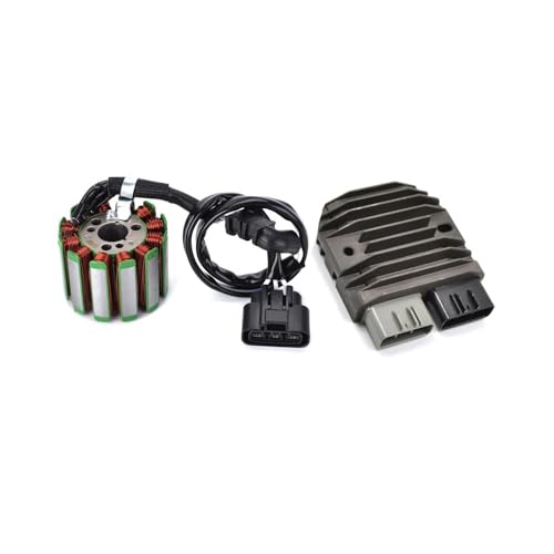 Qdkpgls Regler Gleichrichter Und Magneto Stator Coil Generator Lichtmaschine for YZF1000 YZFR1(Gray) von Qdkpgls