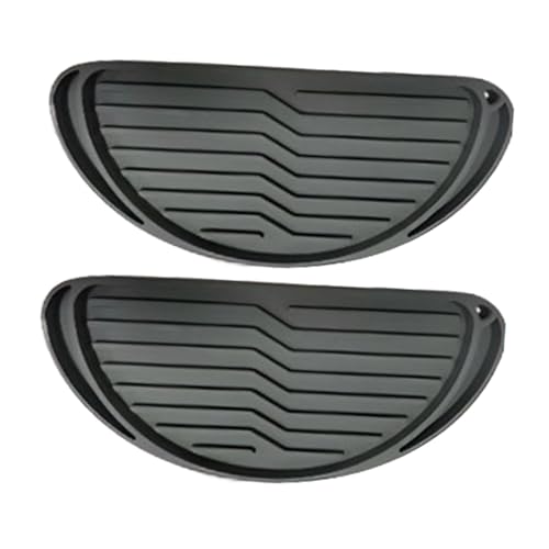 Qectial 2X Kühlschrank Tropfschale Waschbar Halbrunde Tropf Pan Protector Tropf Matte von Qectial