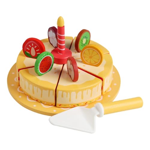 Qectial Rollenspiel Essen, Fake Cake, Kinderküche, Spielset für Kinder Ab 3 Jahren, Jungen Und Mädchen von Qectial