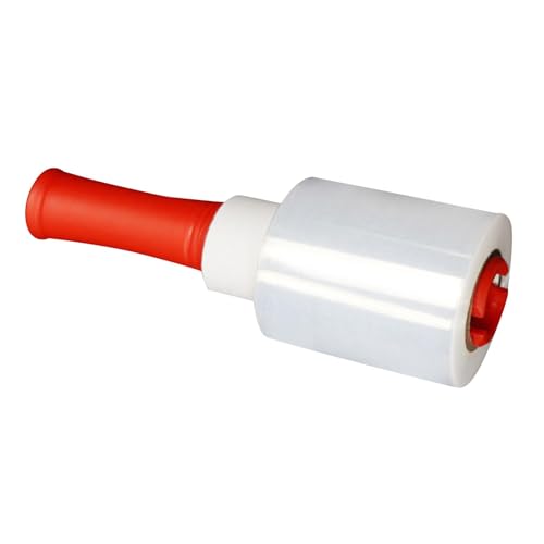 Qectial Stretchfolie Abrollfolie Transportfolie Möbelfolie mit Benutzerfreundlichem für Zeitsparendes Bündeln für Heimgebrauch Werkstatt Und Industr, mit Griff von Qectial