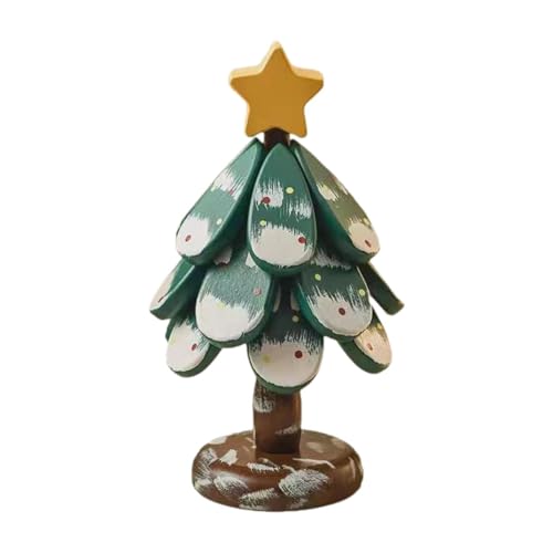 Qectial Untersetzer Tischschoner Hitzeschutz Holzplatte Topfmatte mit Einzigartigem Design Als Weihnachtsbaum für Eine Stilvolle Wohnkultur für Heiße Gerichte, Stern von Qectial
