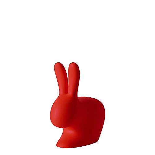 QEEBOO 90001RE RABBIT CHAIR BABY, rot von Qeeboo