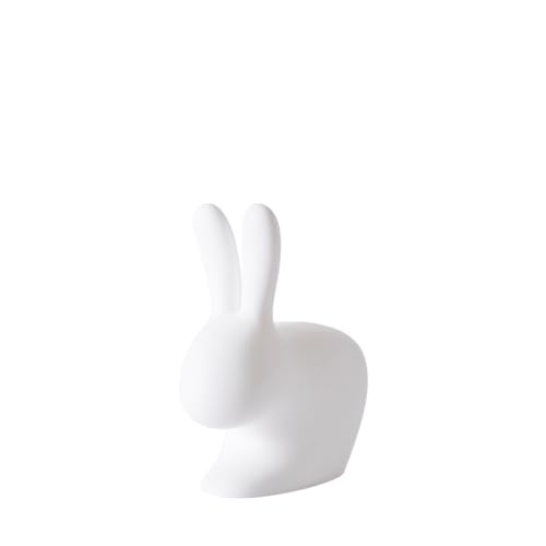 Qeeboo 90001WH Rabbit Chair Baby, Plastik, weiß, 45,3 x 26,2 x 52,7 cm von Qeeboo