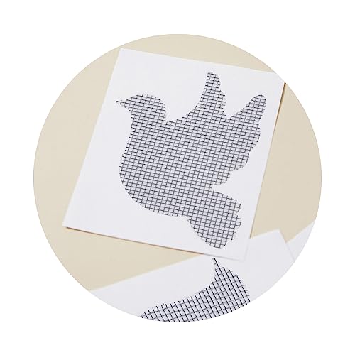 Fliegengitter Reparatur Set, Stark Kleber Fliegengitter Fenster Reparaturband, Fliegengitter Flicken, für Fliegengitter Tür, Insektenschutz Fenster, Moskitonetz. (Taubenform) von Qeeriner