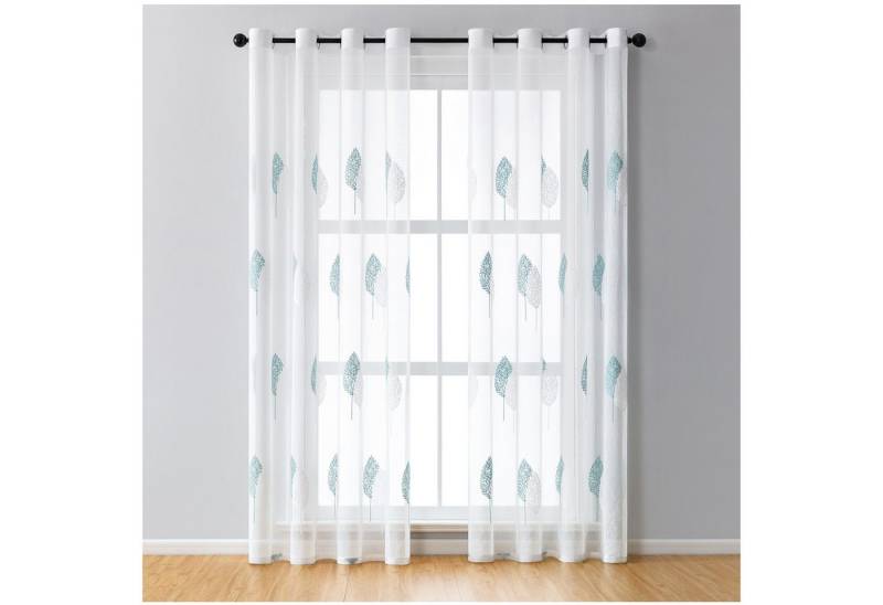 Qelus Gardine Gestickt Transparent Vorhänge Fenstervorhänge Wohnzimmer Schlafzimmer Qelus Gardine Gestickt Transparent Vorhänge Fenstervorhänge Wohnzimmer Schlafzimmer von Qelus