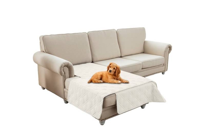 Qelus Sofahusse Sofabezug Wasserdicht, Anti-Rutsch überwurfdecke,Dauerhaft Couchschoner, Waschbar Einfach Bettdecke,Für Haustier Katze Hunde,1 STÜCK von Qelus