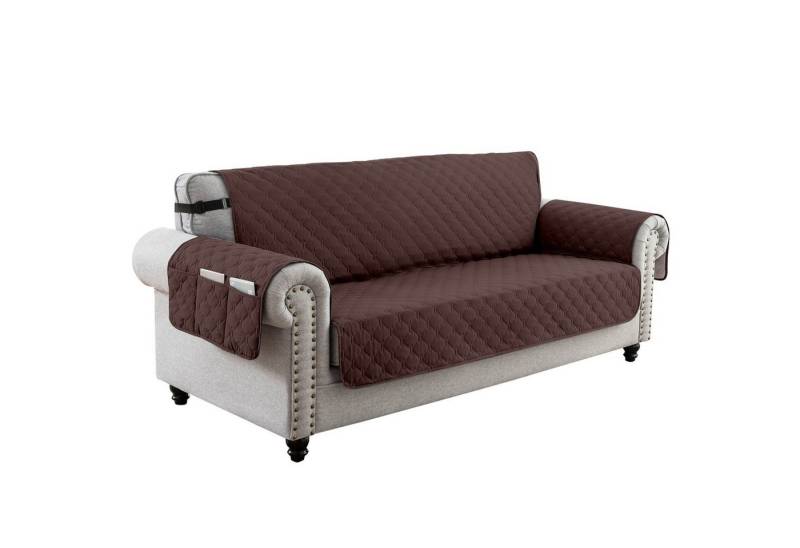 Qelus Sofahusse Sofaschoner Wasserdicht Sofa überzug Rutschfeste Couch überzug, Seitentasche für Kinder Haustiere Hunde Katzen Qelus Sofahusse Sofaschoner Wasserdicht Sofa überzug Rutschfeste Couch überzug, Seitentasche für Kinder Haustiere Hunde Katzen von Qelus