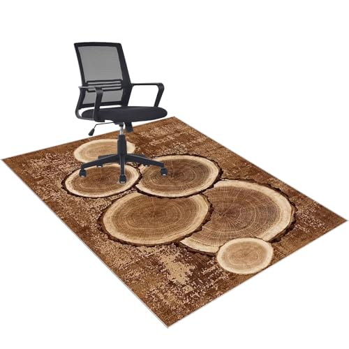 150 x 180 cm Bodenschutzmatte Teppich rutschfest BüRostuhl Teppich Bodenschutzmatte für Hartböden Unterlage Schreibtischstuhl BüRostuhl Unterlage Mehrzweck-Stuhlteppich für zu Hause von Qemgrste