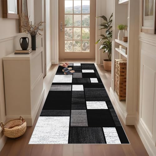 Qemgrste Teppich Läufer Flur rutschfest Waschbar 90 x 250 cm Teppichläufer Flur Küchenläufer Modern Flurteppich Läufer Lang für Eingang Flur Küche Schlafzimmer Wohnzimmer Qemgrste Teppich Läufer Flur rutschfest Waschbar 90 x 250 cm Teppichläufer Flur Küchenläufer Modern Flurteppich Läufer Lang für Eingang Flur Küche Schlafzimmer Wohnzimmer von Qemgrste