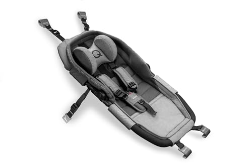 QERIDOO Hängematte Modell Plus mit Sicherheitsrahmen für Babytransport - Grau von Qeridoo