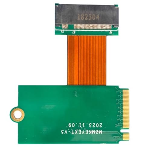 Qerwsdty 1 Packung Motherboard-Adapterplatinen-Zubehör für Legion Go-Festplattenmodifikationsadapter 2242 auf 2280-Festplatte von Qerwsdty