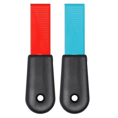 Qerwsdty 2-in-1 Selbstschärfender Reinigungsschaber & Hakenschaber, Sicher für Antihaftbeschichtung - 2er-Pack, Mix von Qerwsdty