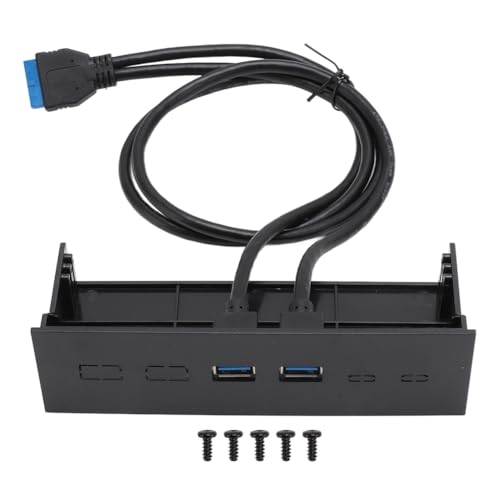 Qerwsdty 5,25 Frontpanel-USB-Hub mit Anschlüssen, 5 Gbit/S, USB 3.0, Optisches Laufwerk, Frontpanel, Computergehäuse-Erweiterungskarte Qerwsdty 5,25 Frontpanel-USB-Hub mit Anschlüssen, 5 Gbit/S, USB 3.0, Optisches Laufwerk, Frontpanel, Computergehäuse-Erweiterungskarte von Qerwsdty