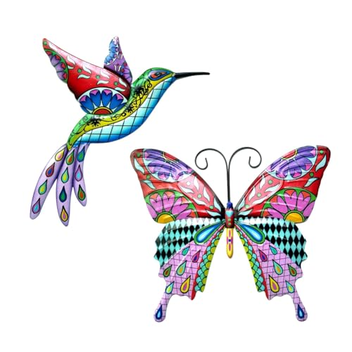 Qerwsdty -Schmetterling-Wandkunst-Dekoration Aus Metall für Den Außenbereich, Wandskulptur-Hängedekoration, Wandkunst-Dekoration Qerwsdty -Schmetterling-Wandkunst-Dekoration Aus Metall für Den Außenbereich, Wandskulptur-Hängedekoration, Wandkunst-Dekoration von Qerwsdty