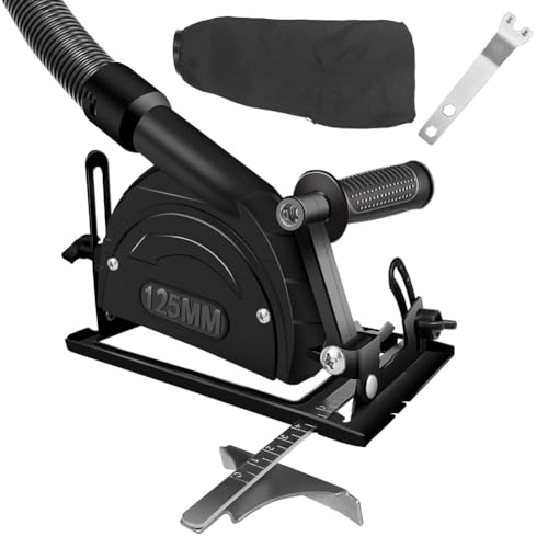 Qerwsdty Winkelschleifer-Ständer, Winkelschleifer-Halter, 45° Verstellbarer mit Abdeckung für 100–125 mm Winkelfräse, Schneidemaschine, Langlebig, Einfache Installation von Qerwsdty