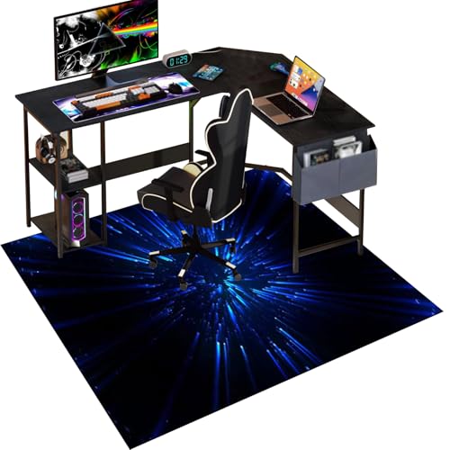 Gaming Bodenschutzmatte für Hartböden 160 x 200 cm Kratzfest Bodenmatte Stuhlunterlage rutschfest Gaming Bürostuhl Stuhlmatten Schreibtischstuhl Unterlage für Parkett, Laminat, Hartböden, Teppiche Gaming Bodenschutzmatte für Hartböden 160 x 200 cm Kratzfest Bodenmatte Stuhlunterlage rutschfest Gaming Bürostuhl Stuhlmatten Schreibtischstuhl Unterlage für Parkett, Laminat, Hartböden, Teppiche von Qesjodfu