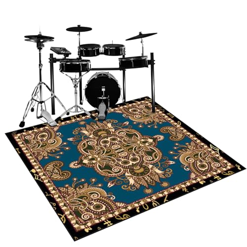 Qesjodfu Schlagzeug Teppich Schallschutzmatte, Drum Teppich, Elektrisches Schlagzeug Antivibrationsmatten, Trommelteppich rutschfeste Trommel Teppiche, Professioneller Schlagzeugteppich 200 x 160 cm Qesjodfu Schlagzeug Teppich Schallschutzmatte, Drum Teppich, Elektrisches Schlagzeug Antivibrationsmatten, Trommelteppich rutschfeste Trommel Teppiche, Professioneller Schlagzeugteppich 200 x 160 cm von Qesjodfu