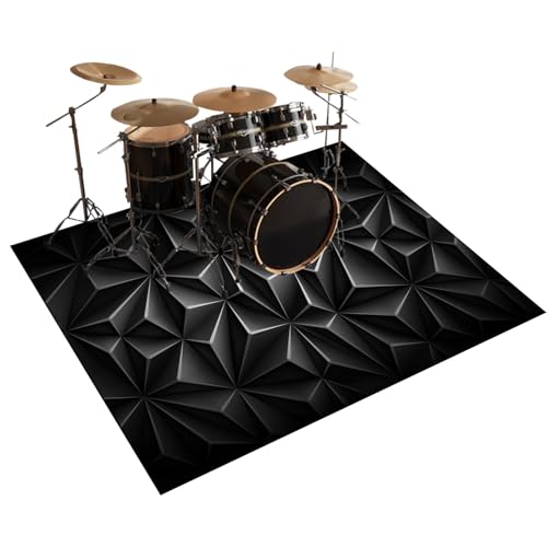 Qesjodfu Schlagzeugteppich 140 x 120 cm Schallschutz Teppich Drum-Teppich Schallschutzmatte Professionelle Drum Teppich Musikinstrumente Bodenmatte rutschfest Schlagzeugteppiche Trommelteppich Qesjodfu Schlagzeugteppich 140 x 120 cm Schallschutz Teppich Drum-Teppich Schallschutzmatte Professionelle Drum Teppich Musikinstrumente Bodenmatte rutschfest Schlagzeugteppiche Trommelteppich von Qesjodfu