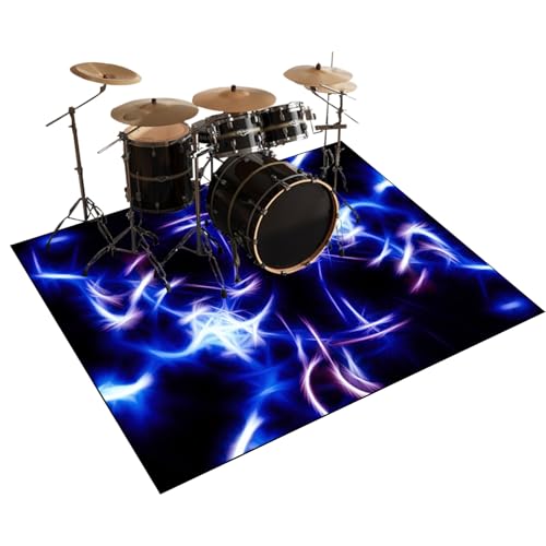 Qesjodfu Schlagzeugteppich 200 x 180 cm Drum-Teppich Schallschutz Teppich Schallschutzmatte rutschfeste Trommelmatte für Drum Schlagzeug Elektronisch Snare Teppich Snare Drum Rug Schalldicht Teppiche Qesjodfu Schlagzeugteppich 200 x 180 cm Drum-Teppich Schallschutz Teppich Schallschutzmatte rutschfeste Trommelmatte für Drum Schlagzeug Elektronisch Snare Teppich Snare Drum Rug Schalldicht Teppiche von Qesjodfu