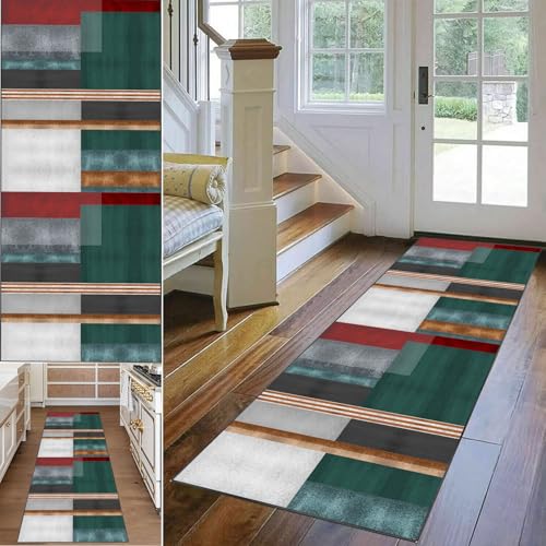Teppich Läufer Flur Küchenteppich Waschbar rutschfest Küchenläufer, 70 x 300 cm Teppichläufer für Küche, Flur & Wohnzimmer, Flur Runner Teppich Küchen Teppiche Läufer für Entryway Korridor Fußmatte Teppich Läufer Flur Küchenteppich Waschbar rutschfest Küchenläufer, 70 x 300 cm Teppichläufer für Küche, Flur & Wohnzimmer, Flur Runner Teppich Küchen Teppiche Läufer für Entryway Korridor Fußmatte von Qesjodfu