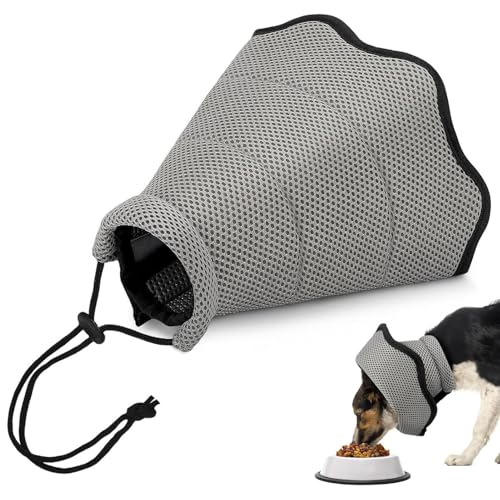 Qfdiwr Bequemes Nackenhalsband für Hunde – Elisabethanisches Halsband, verstellbar, atmungsaktiv und weich, Beißschutz, bequem, Wundpflege für Haustiere – für Wohnung von Qfdiwr