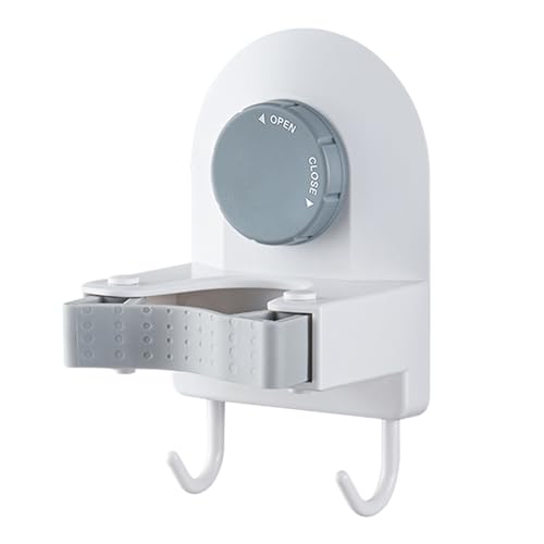 Qfdiwr Duschkopfhalter, Handduschkopfhalter | Duschsprüherhalter mit Haken - Starker Kleber Bad Gadgets Organizer, Duschhalter von Qfdiwr