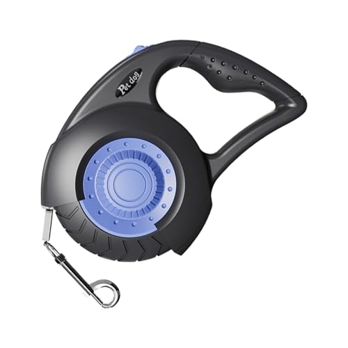 Qfdiwr Einziehbare Hundeleine - 5 Meter Welpe Spaziergang Band - Mittelgroße Große Rassen Führleine mit Bremse für Laufen Draußen Garten Camping Wandern - Geeignet Für Große Und Mittelgroße Hunde Im von Qfdiwr