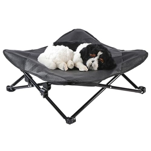 Qfdiwr Erhöhter Hundebett,Klappbares Hundebett Gestell,Atmungsfeder Tragbar Waschbar Hängematte Kissen | Für Indoor Haus Garten Outdoor Reisen Qfdiwr Erhöhter Hundebett,Klappbares Hundebett Gestell,Atmungsfeder Tragbar Waschbar Hängematte Kissen | Für Indoor Haus Garten Outdoor Reisen von Qfdiwr