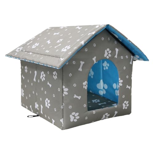 Qfdiwr Klein für Hunde | Tragbare Hundehütte aus Oxford-Stoff für Katzen, Warmes für Schlafbedarf Welpen Kätzchen Innen Außen Reise Winter Beruhigend Haus von Qfdiwr