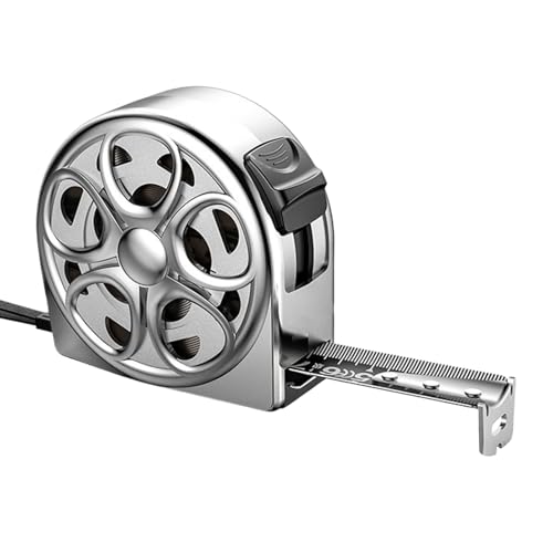 Qfdiwr Maßband aus Edelstahl – Messlineal mit sofortiger Verriegelung mit hohlem Design – praktisches Messwerkzeug, stoßfest, für Heimwerker, Bau, Industrie Qfdiwr Maßband aus Edelstahl – Messlineal mit sofortiger Verriegelung mit hohlem Design – praktisches Messwerkzeug, stoßfest, für Heimwerker, Bau, Industrie von Qfdiwr