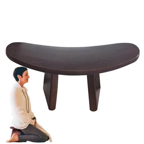 Qfdiwr Meditationshocker | Ergonomischer Kniestuhl - Komfortabler Vielseitiger Sitzhocker Für Meditation Gebet Zuhause Kirche Achtsamkeitsübungen Spirituelle Versammlungen von Qfdiwr