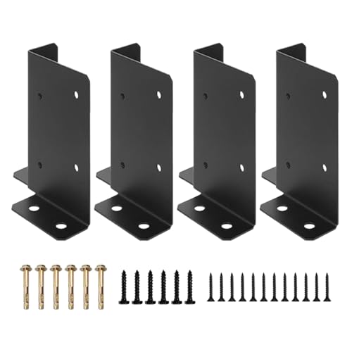 Qfdiwr Pfostenträger – verstellbare Halterung für Terrassenpfosten | Montage auf Beton für Pergola Terrasse Zaun Balkon Qfdiwr Pfostenträger – verstellbare Halterung für Terrassenpfosten | Montage auf Beton für Pergola Terrasse Zaun Balkon von Qfdiwr