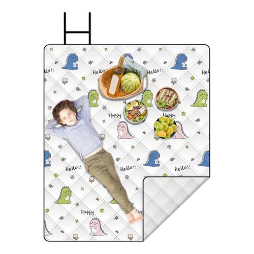 Qfdiwr Picknickdecke für den Außenbereich, wasserdicht, für alle Jahreszeiten, maschinenwaschbar, faltbar, für Familie und Freunde von Qfdiwr