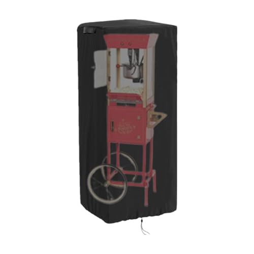Qfdiwr Popcornwagen Abdeckung, Popcornmaschine Trolley Abdeckung | Popcornmaschine Abdeckung | Wasserdichte Popcornmaschine Abdeckung | Verstellbarer Kordelschutz mit Windschlingen für Qfdiwr Popcornwagen Abdeckung, Popcornmaschine Trolley Abdeckung | Popcornmaschine Abdeckung | Wasserdichte Popcornmaschine Abdeckung | Verstellbarer Kordelschutz mit Windschlingen für von Qfdiwr