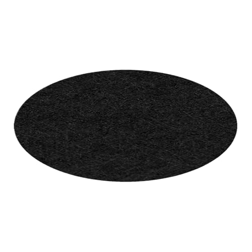 Qfdiwr Runde Poolmatte 3,05 M/3,66 M Pool Bodenplane Schwarz Polyester Tragbares Spa Zubehör Verhindert Löcher Und Verlängert Die Lebensdauer,Für Freizeithäuser, Hotels,Garten & Außenbereich von Qfdiwr