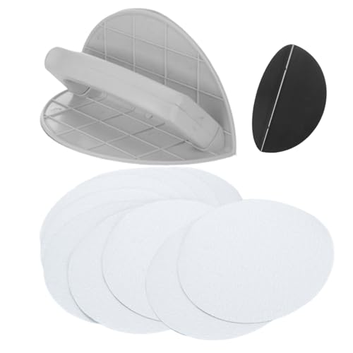 Qfdiwr Schleifwerkzeuge - Selbstklebender Hand Detail Schleifer | Vielseitiges Halbkreis-Set Für Holz Metall Möbel Wände Und Farbarbeiten Qfdiwr Schleifwerkzeuge - Selbstklebender Hand Detail Schleifer | Vielseitiges Halbkreis-Set Für Holz Metall Möbel Wände Und Farbarbeiten von Qfdiwr