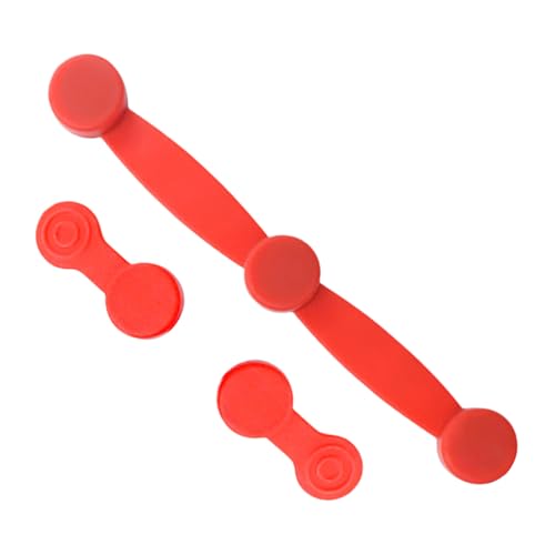 Qfdiwr Schnalle für Fritteuse, Fritteusen-Schnallen aus Silikon – Magnetschnallen-Set, um das Pergamentpapier für Fritteusen, Küchenzubehör aus Silikon, wiederverwendbar, Beschichtungen von Qfdiwr