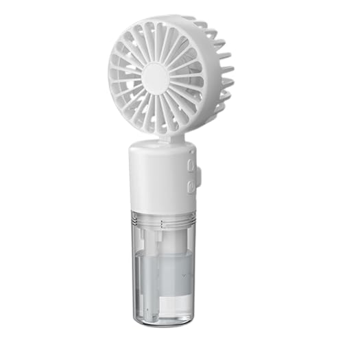 Qfdiwr Tragbarer Sprühventilator 4–10 Stunden Wiederaufladbarer Handsprühventilator Mit Wassernebel Tisch-Sprühluftbefeuchter Sommerzubehör von Qfdiwr