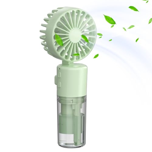 Qfdiwr Tragbarer Sprühventilator 4–10 Stunden Wiederaufladbarer Handsprühventilator Mit Wassernebel Tisch-Sprühluftbefeuchter Sommerzubehör von Qfdiwr