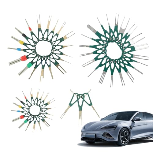 Qfdiwr Werkzeug zum Entfernen von elektrischen Stiften, Werkzeug zum Entfernen der Metallklemme | Multifunktionales Pin, Verbindung des Kabelverbinders, Entriegelungsabzieher für Terminals von Qfdiwr