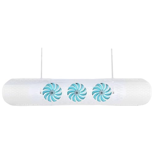 Qfdiwr Windabweiser für Lüftungsschlitze | Windschutz, ausziehbar, für Klimaanlage – platzsparender Windabweiser für Büro, Schlafzimmer, Wohnung, Schlafsaal von Qfdiwr