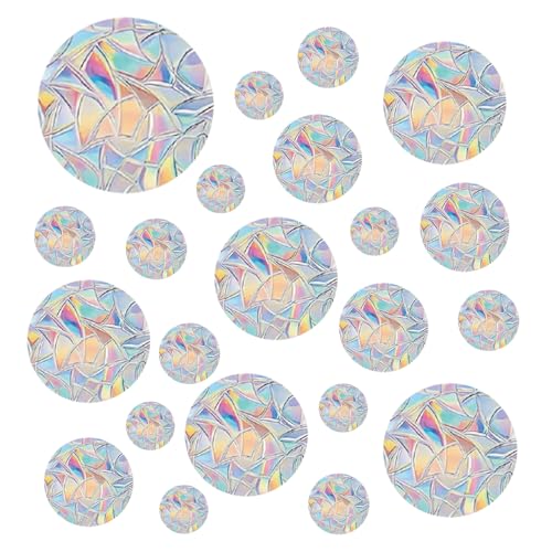 52 Stück Prism-Fenster-Abziehbilder, runden Prisma Fensteraufkleber Anti-Kollisions-Aufkleber Vogelschutz Regenbogen Fensterfolie Vogel Anti Kollisions Fenster Aufkleber 52 Stück Prism-Fenster-Abziehbilder, runden Prisma Fensteraufkleber Anti-Kollisions-Aufkleber Vogelschutz Regenbogen Fensterfolie Vogel Anti Kollisions Fenster Aufkleber von QfwdfcTrenz